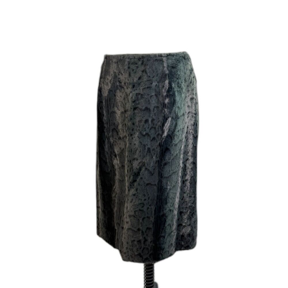 Vintage 90s | Philippe Adec Paris | Animal Print Faux Fur Gray | Sz 4 / 36 EU - Picture 6 of 7